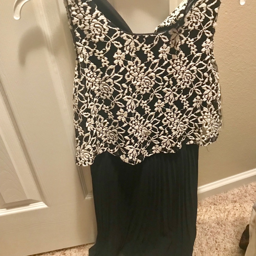 Black and white dress